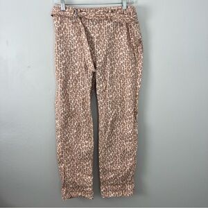 Anthropologie The Wanderer Animal Print Pants